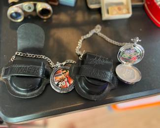 Bobby Labonte and Tony Stewart pocket watches 