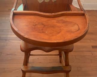 Antique high chair
