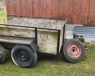 Wood Utility Trailer