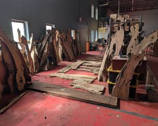 Olive wood slabs