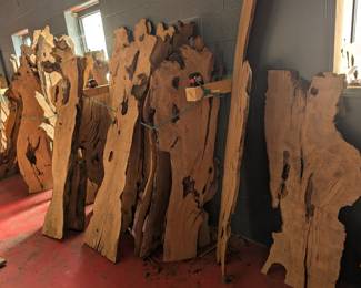 Olive wood slabs