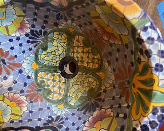 Talavera bathroom sink