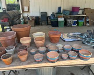 Clay pots