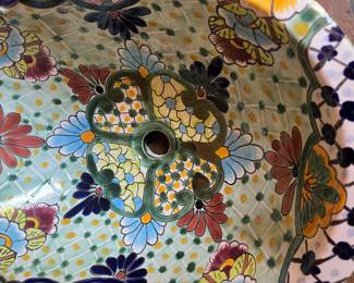 Talavera bathroom sink