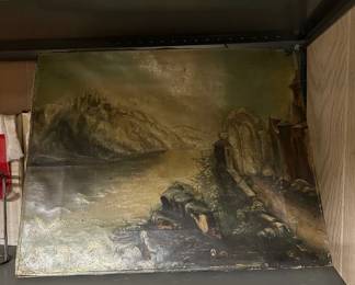 early oil on canvas