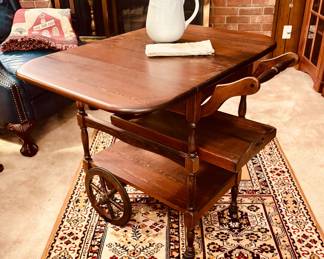 Bar cart...
