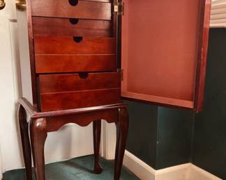 Jewelry cabinet (detail)...