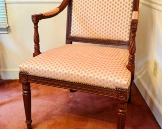 Vintage continental style armchair...