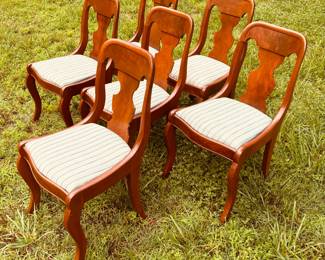 Set of 6 vintage side chairs (no manufacturer info)...