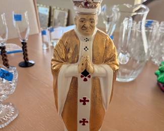 Vintage Pope John Paul II decanter