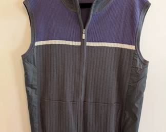 Rockport men's zip front vest, size L/G