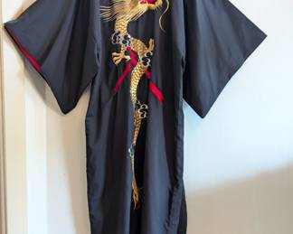 Vintage rare “ICHI BAN” Japanese kimono with embroidered iconic dragon motif