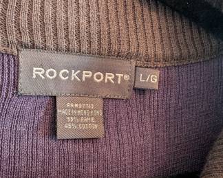 Rockport zip front vest, size L/G