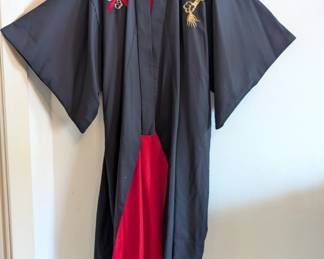 Vintage rare “ICHI BAN” Japanese kimono with embroidered iconic dragon motif