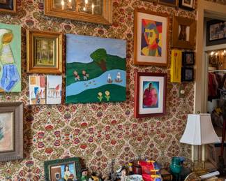 Original art works from a very large collection – more than 100 of them at the sale!
