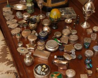 We have a massive collection of little boxes including Limoges, Sterling Silver, and many, many other makes and styles!