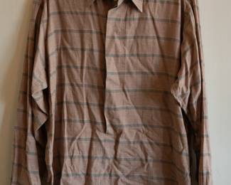 Vintage Giorgio Armani men's long sleeve placket front shirt