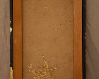 Reverse view of original signed painting by José Figueroa