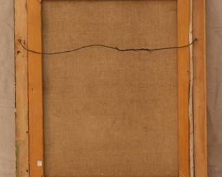 Reverse view of a vintage portrait of a child