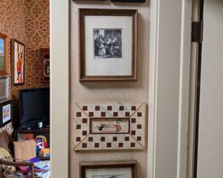 Original art works from a very large collection – more than 100 of them at the sale!