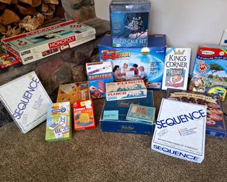 Variety of Board and Card games