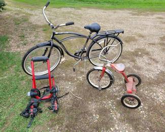 Bike, Trike, And Bike Rack