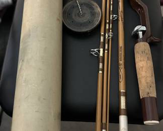 Vintage Traveller True Temper 200TT fly cast rod with case