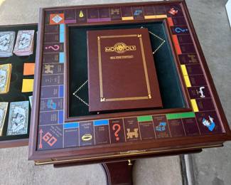 Franklin Mint Monopoly game table