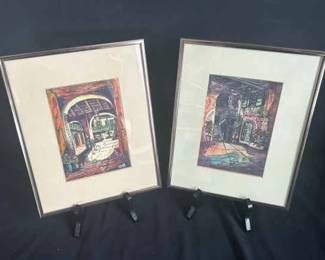 Spirits Of New Orleads By Ruby Fayard Pair Of Framed Prints