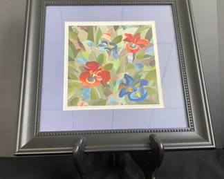 When Iris Eyes Are Smiling C C Lord Framed Print