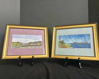 Two Framed Landscape Prints