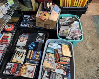 DVDs and Blu Rays