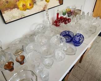 Glassware, crystal