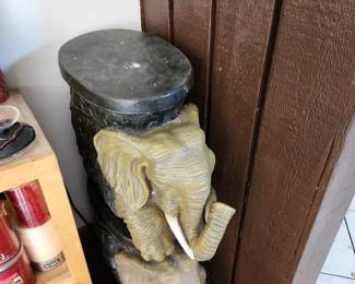 Elephant stands