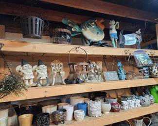 Yard decor, small planters