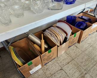 Placemats, rolling pins, cutting boards