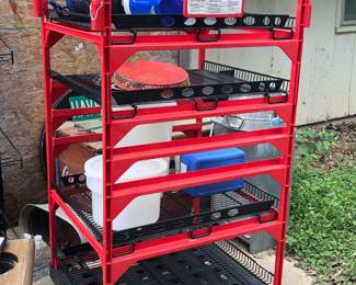 Rolling cart w. shelves