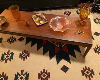 Mid Century Lane Cocktail Table. American Rug