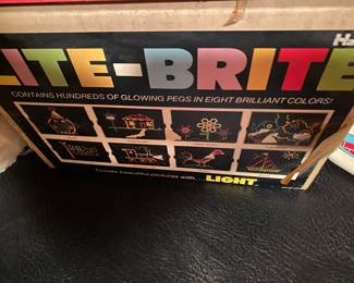 Vintage Hasbro Lite Brite/Box