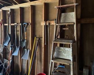 Garden Tools, Wood Ladders