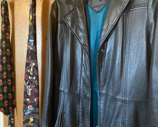 Leather Jacket,Ties