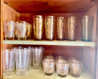 Mid Century Glasses.