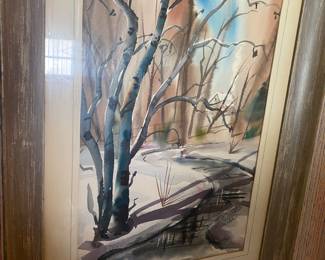 Mid Century Watercolor