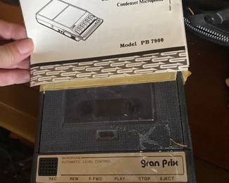 Vintage Gran Prix Cassette Recorder