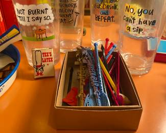 Mid Century Swizzle Sticks