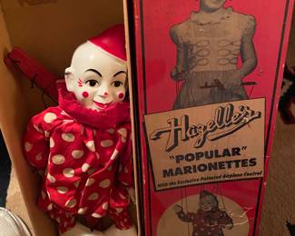 Vintage Hazell's Marionette Puppet/Box