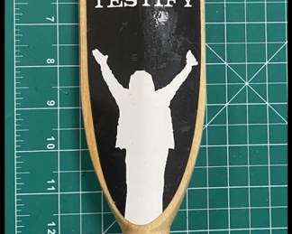 LG5230 Yalobusha Brewing Testify Beer ALE IPA Tap Handle Knob
