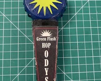 LG5317 Green Flash Hop Odyssey Beer ALE IPA Tap Handle Knob