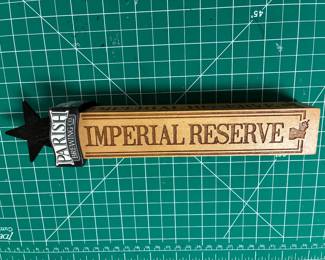 LG5251 Parish Brewing Co Imperial Reserve Beer ALE IPA Lager Tap Handle Knob 1