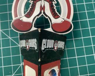 LG5332 Clown Shoes Draft Beer ALE IPA Tap Handle Knob